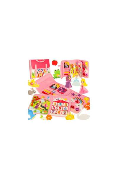 Three top online Sensory Montessori Manipulative Board Backpack Case Pink