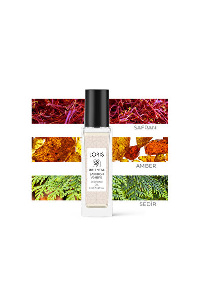 Loris Saffron Ambre 8 ML Unisex Parfüm Yağı | Natural Oil