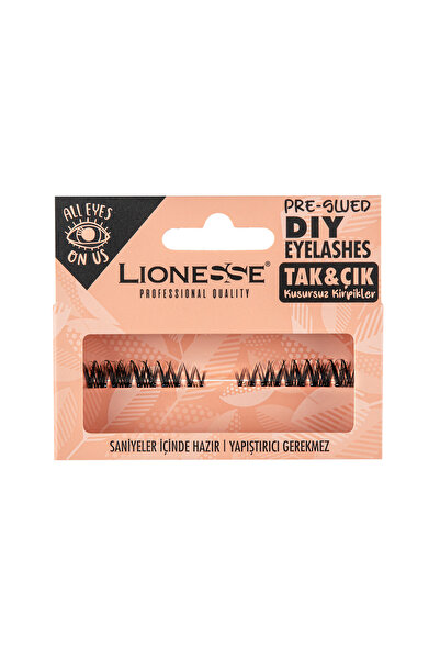 Lionesse Tak&Çık Kirpik NE-800 - Kendinden Yapışkanlı , DIY Kirpik