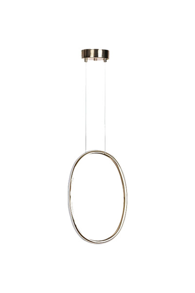 Humer Modern pendant light, 380*280 cm, gold color, 3 lights, 30 watts