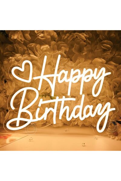 Slasa لافتة نيون LED لعيد ميلاد سعيد، مقاس 41 × 31 سم، مصباح جداري LED قابل ل...