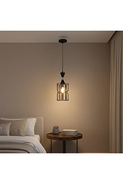 Humer نجف مودرن اسود E27*1 مفرد