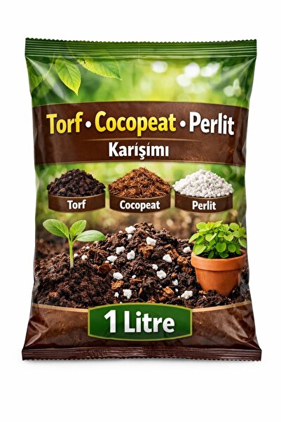 MF Botanik Veramix Genel Kullanım Özel Karışım Iç Ve Dış Mekan Bitki Toprağı 1 Litre Çiçek Toprağı Toprak Harcı