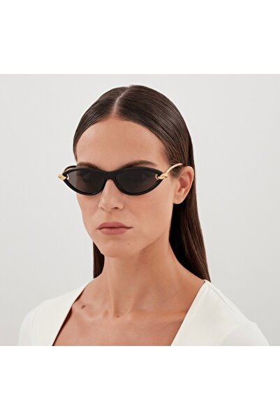 Bottega Veneta BV1390S00256 Kadın Güneş Gözlüğü Kahverengi Çerçeve Kahverengi...