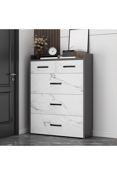 sharpdo 47" Tall Slim Shoe Cabinet, Entryway Hidden Shoe Storage Organizer wi...