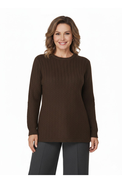 Oppland Women's Winter Thick Knitwear Sweater Woolen Premium Soft Textured Cl...