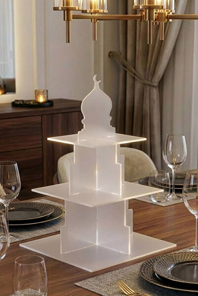 iwa concept Ramadan Presentation Stand 3 Tier Dome Design Decor - Ramadan Ift...