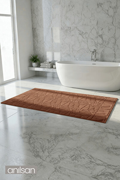 Anılsan Zayn Tile Foot Towel - 70X130Cm, 790Gr, 100% Cotton, Spa and Hotel Ba...