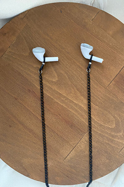 SAVETTE AirPods Compatible Wireless Earphone Neck Strap with Holding Chain