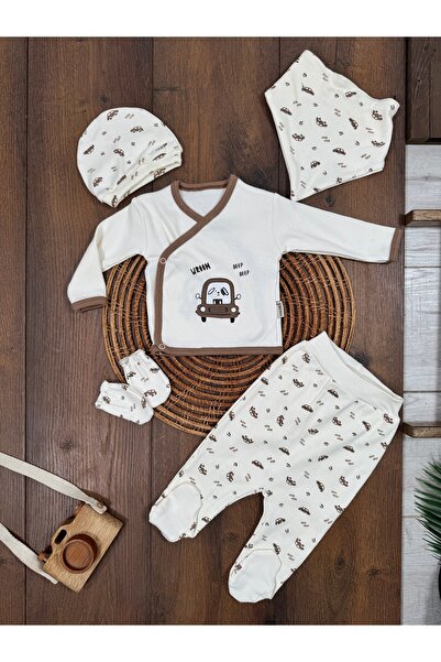 Bolly Baby طقم هدايا للأطفال حديثي الولادة مكون من 5 قطع فائق المرونة مناسب ل...