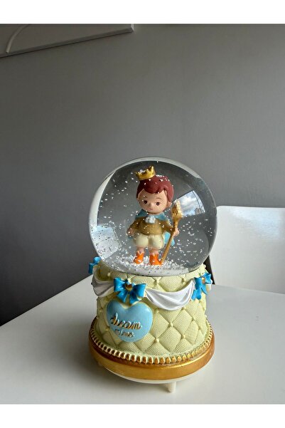 Bumelo Küçük Prens Büyük Boy Işıklı,Müzikli Püskürtmeli Kar Küresi