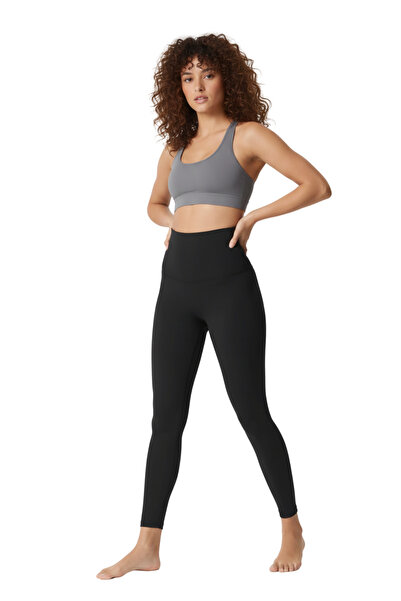 BEYBOS Colanți cu croială laser - NEGRU