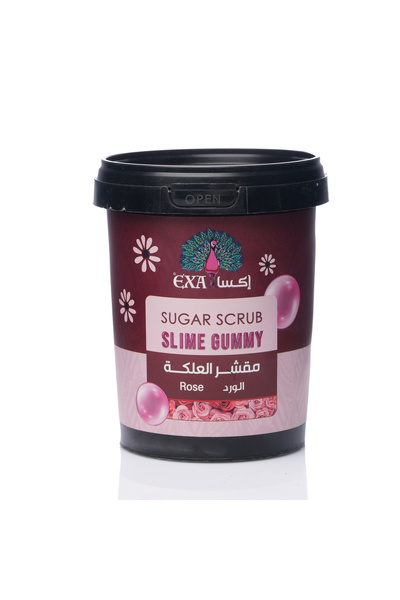 EXA اكسا مقشر السكر العلكة ورد