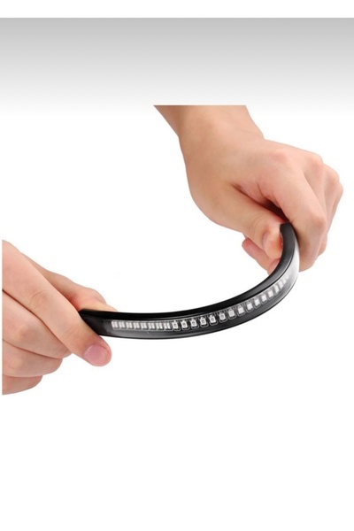 İnter MOTORSİKLET İÇİN SİNYAL PARK FREN ESNEK FLEXİBLE LED ŞERİT LAMBA 3M YAPIŞTIRICILI SU GEÇİRMEZ