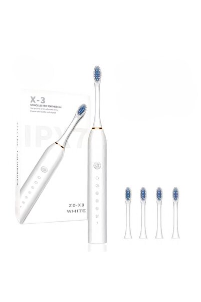 OEM Periuță electrică sonică, Alb, IPX7, Autonomie până la 30 zile, Încărcare...