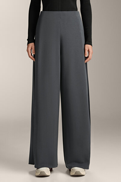 Oysho Yumuşak dokunuşlu, yanları pilili, modal içeren geniş paça pantolon