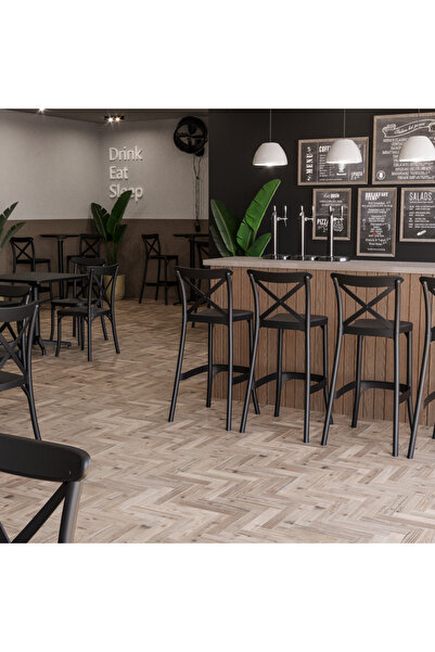 Tilia Capri Bar Sandalye 75 cm, Düğün, Bahçe, Mutfak, Otel, Restoran, Ev