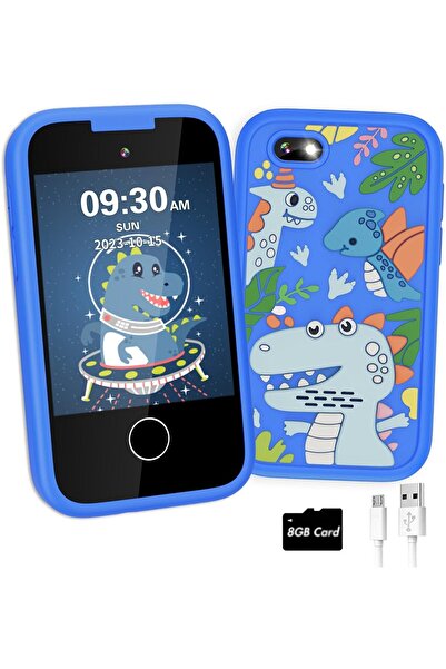 Generic جوال ذكي للأطفال الأولاد، للأولاد والبنات من سن 3-10 سنوات، جوال محمو...