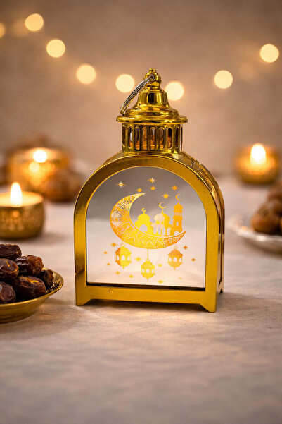 BeySüS Ramadan Lighted Tabletop Oil Lamp