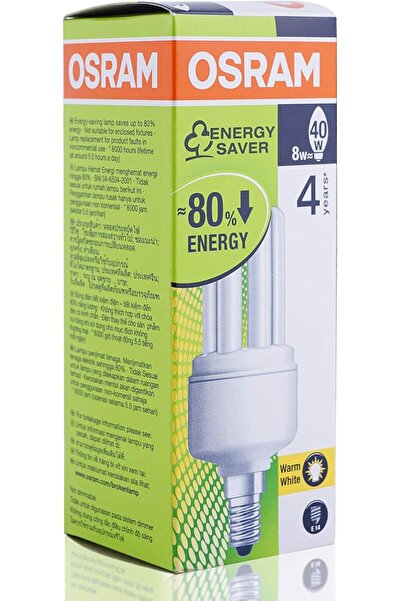 Osram Energy Saver T4 16W Warm White Pin