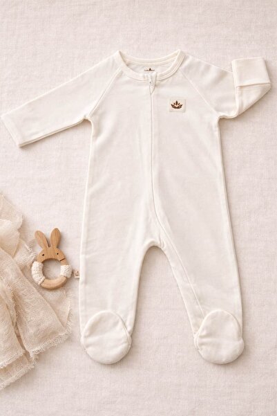 The Nest Kids Ivory Dream Patikli Tulum Premium Organik Pamuk Yumuşak Günlük ...