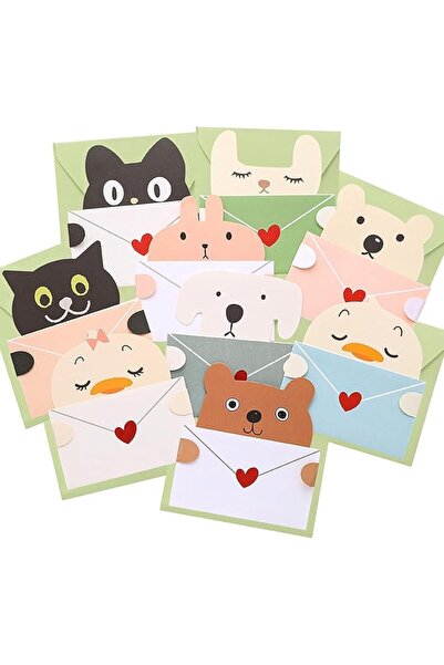 Arabest ١٨ بطاقة معايدة لعيد الميلاد، مع أظرف وملصقات إغلاق متطابقة، على شكل ...