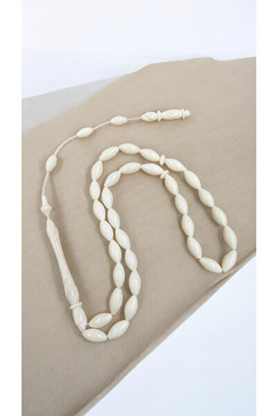 İnan Tesbih سبحة منحوتة يدويًا على شكل عظم الجمل مصنوعة من حبوب الشعير