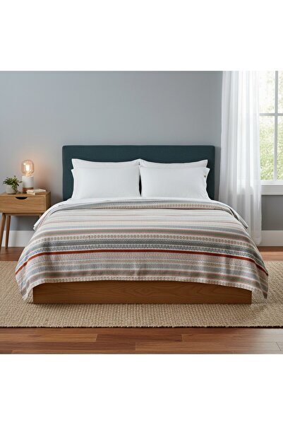 Comfort Craft Quality Printed Single Pique Bedspread - Multi-Colored Cotton S...