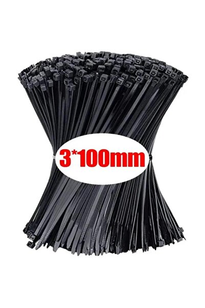 Choice23 500pcs 3x100mm 500/100Pcs Wholesale Plastic Nylon Cable Ties Self-lo...