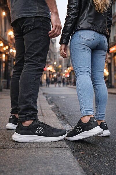 hummel Proction Unisex Black Sports Sneaker Shoes