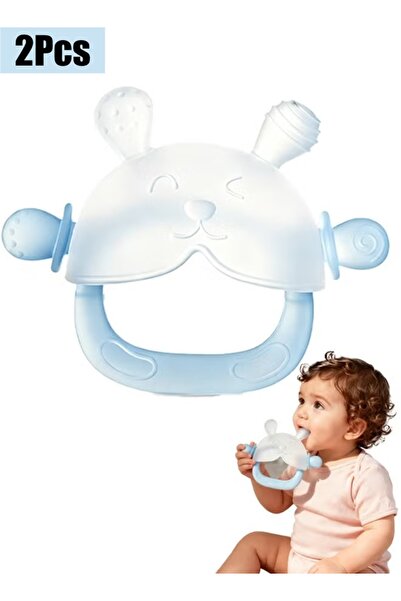 Generic 2Pcs Baby Teethers Food Grade Silicone Baby Teething Toys Soothing Ch...