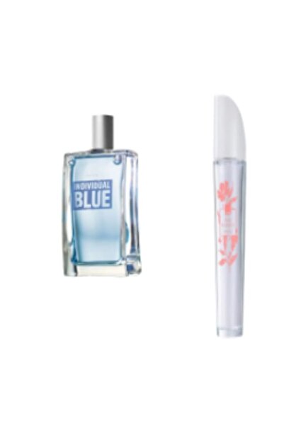 AVON SET INDIVIDUAL BLUE + PUR BLANCA PETAL