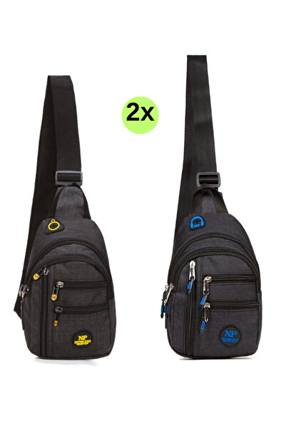 Newish Polo Unisex Su Geçirmez Kulaklık Usb Çıkışlı Çapraz Askılı Çanta Bel O...