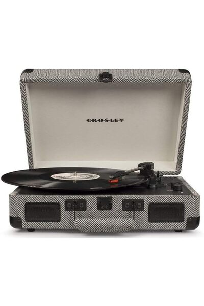 CROSLEY مشغل أسطوانات محمول فاخر من كروزر ديلوكس