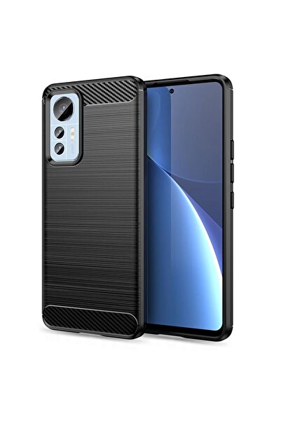 Tech-Protect Carcasă TPU Carbon pentru Xiaomi 12 Lite - Neagră