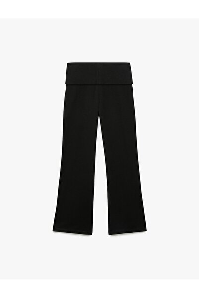 Koton Bumbac evazat S slim fit B basic Pantaloni