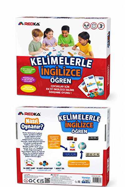 Redka Petra Noir Toys – Kelimelerle İngilizce Öğren Eğitici Kelime Oyunu