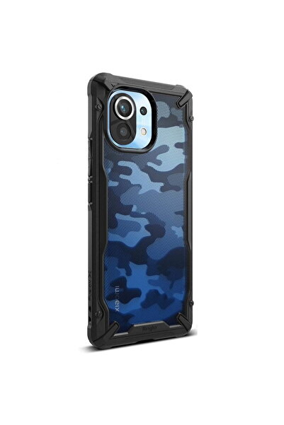 Ringke Xiaomi Mi 11 Case Fusion X Camo Black, Military Grade Protection