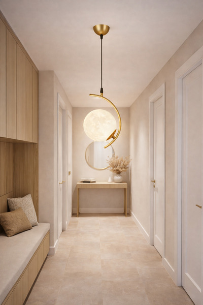 ESSLİGHT FLORA TEKLİ ESKİTME SARKIT 3 BOYUTLU BAŞLIK ANTRE HOL AVİZE