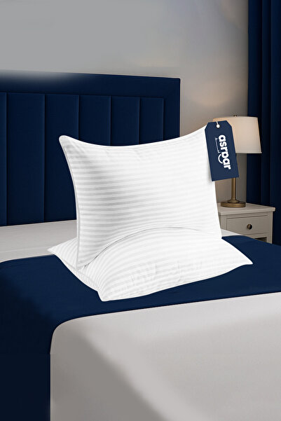 Asraar 2 Piece | Hotel Sleeping Pillow with Microfiber Filling – 1000g – 75X50cm