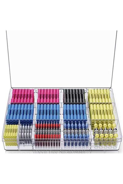 Choice8 220 قطعة مع علبة، موصلات أسلاك قابلة للانكماش الحراري من WOZOBUY، غلا...
