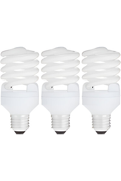 Osram Energy Saver E27 Mini Twist 20W Warm White Screw Light 3-Piece Set