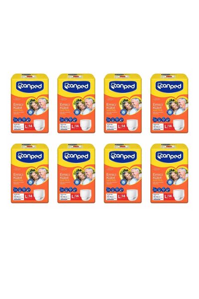 Canped Emici Külot L Beden 100-150cm 8 x 14 Adet