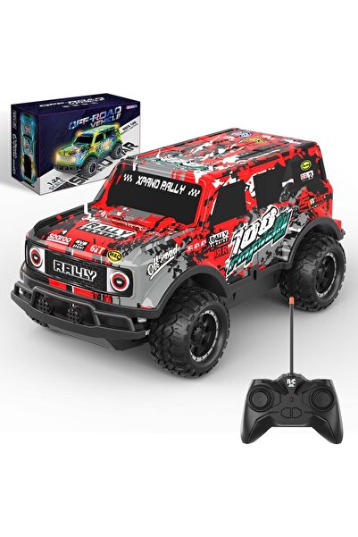 Generic 1/24 scale remote control light-up racing toy car with LED lights - p...