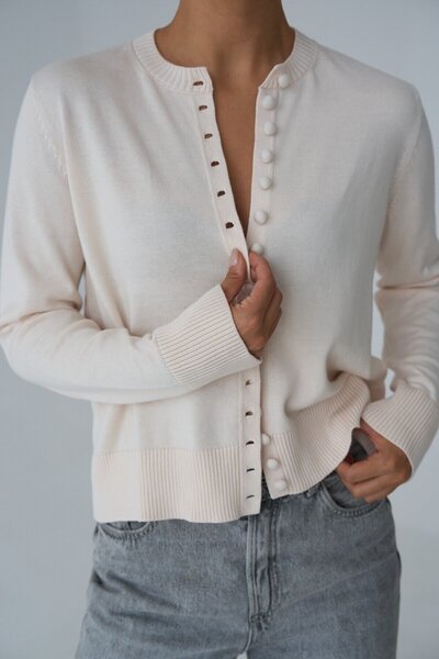 Nil's BUTİK Multi-Button Knitwear Cardigan
