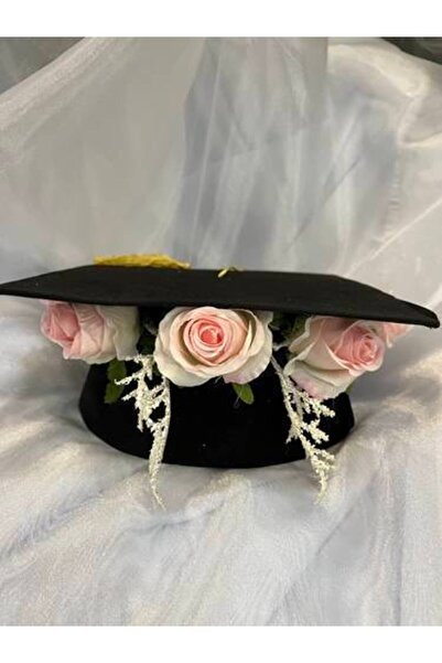 chocogift قبعة تخرج مزينة بالزهور