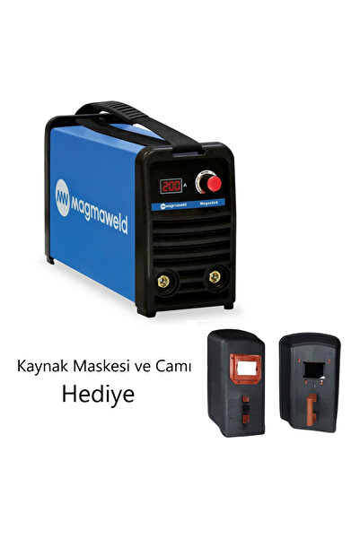 Magmaweld Megastick 200 Amper Kaynak Makinesi + Maske Hediyeli
