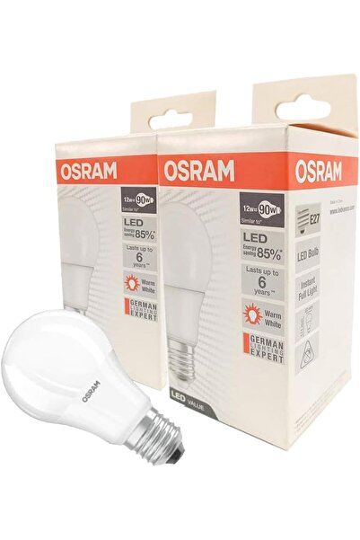 Osram LED VALUE Classic A | Frosted 12W, Screw Base E27, Warm White/3000k - 7...
