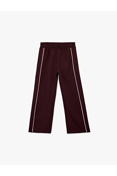 Koton Girl's Tracksuit Bottom 6Wkg40034Aw Bordo