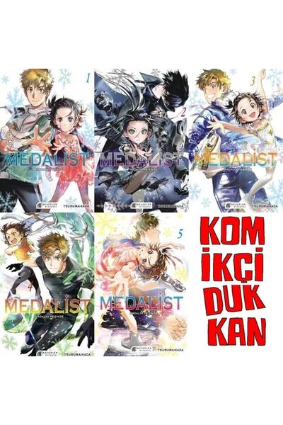 Akıl Çelen Kitaplar Medalist - Madalya Peşinde 1-2-3-4-5 manga seti (5 kitap)...
